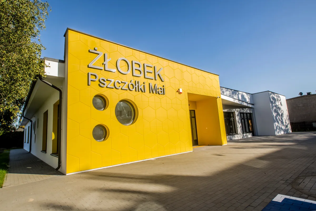 Zakończyliśmy budowę publicznego żłobka "Pszczółki Mai" w Janikowie